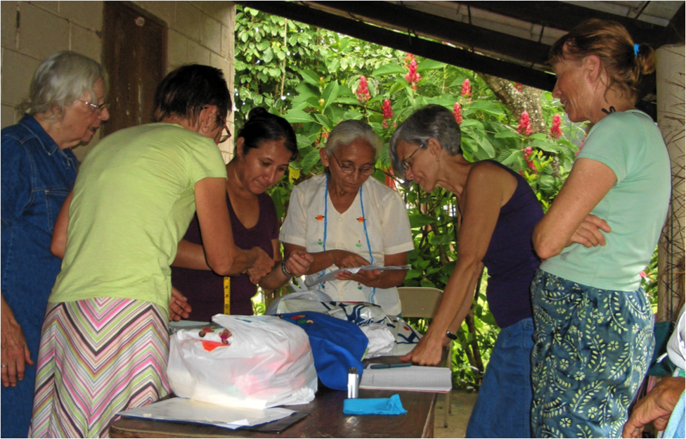 Women working together